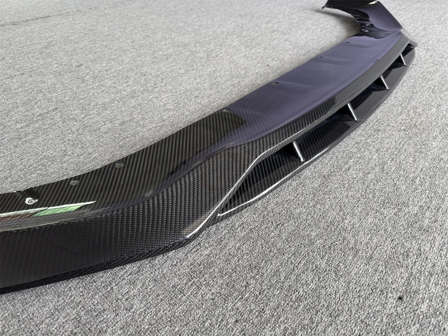 High Quality ALN Style Dry Carbon Fiber Front Lip Front Bumper Lip Front Bumper Spoiler for  5 Series G30 G38 2021-2023